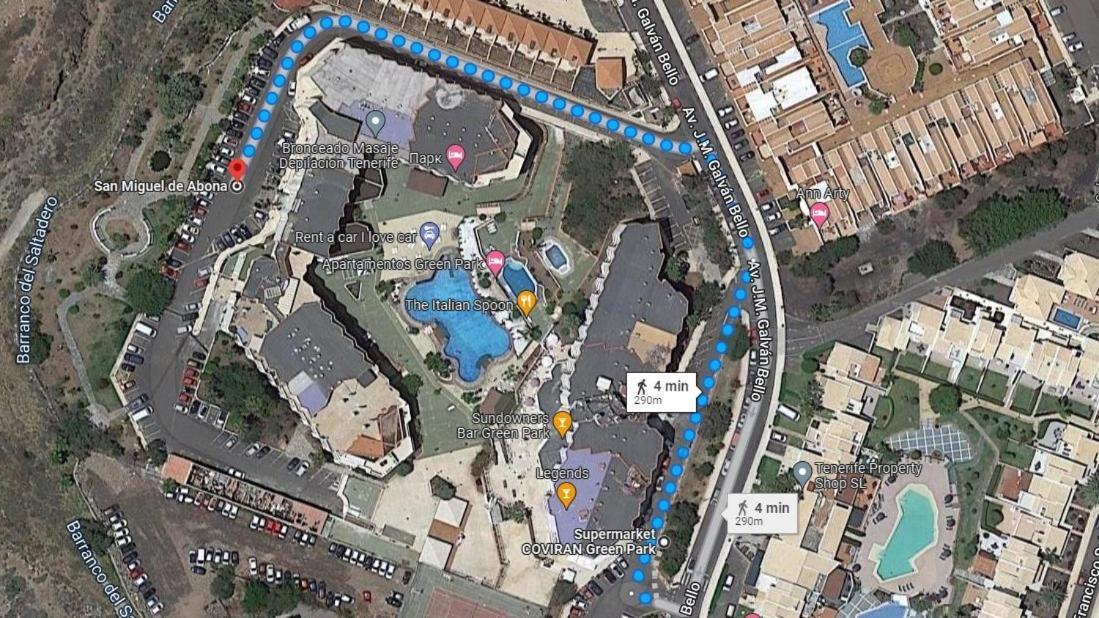 סן מיגל דה אבונה Apartamento Tipo Estudio En Apartamentos Green Park, Golf Del Sur, Tenerife מראה חיצוני תמונה